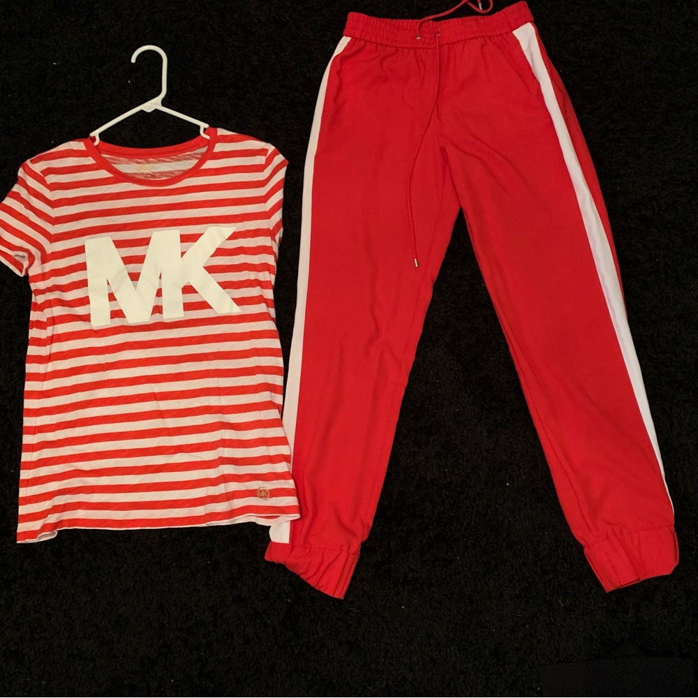 Jogger pants and shirt